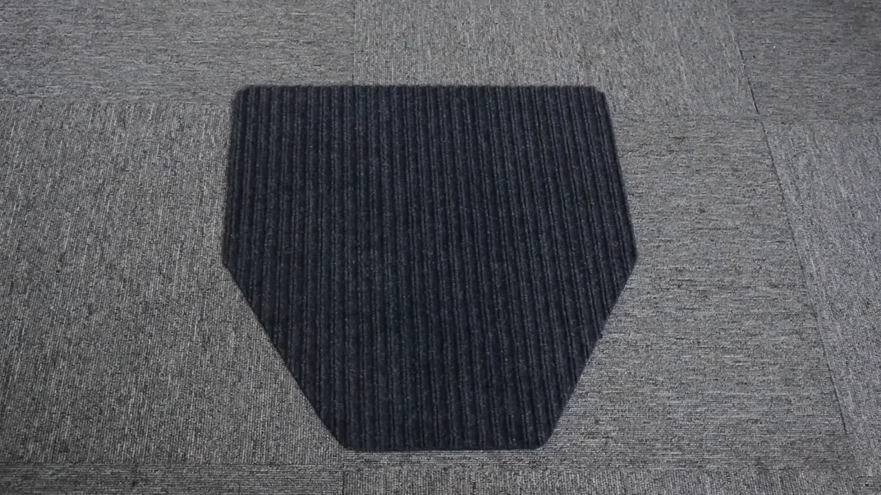 Pvc Urinal Mat In Toilet Bathroom Floor Protector For Men's Restroom