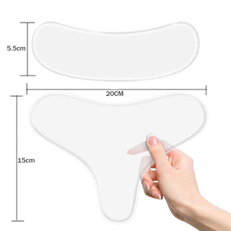 Reusable Medical Grade Silicone Anti Aging Neck Pads Wrinkle Prevention