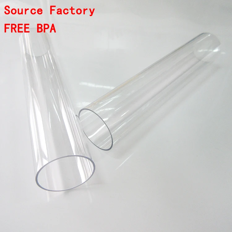 Factory Direct Sell Plastic Clear Large Diameter Polycarbonate Tube