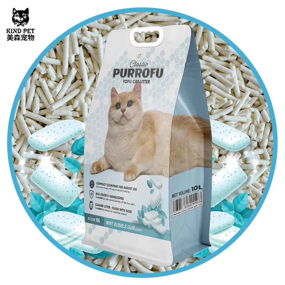 Best Selling Biodegradable Toilet Flushable Plant Cat Litter Clumping