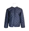 Men's o-neck diamond quilted padded jacket fly jacket simple comfortable outwear coat