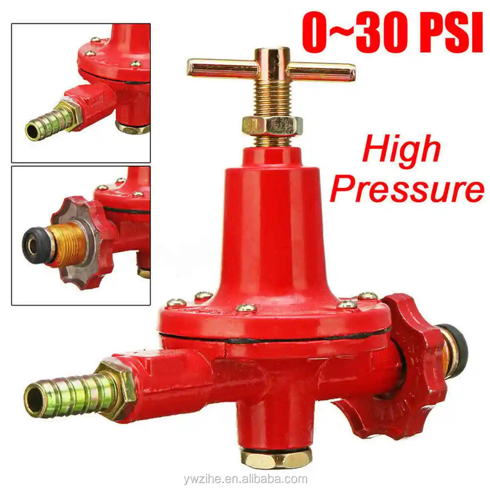 Propane Gas Regulator High pressure LPG BBq gas burner stove fryer with Hose 