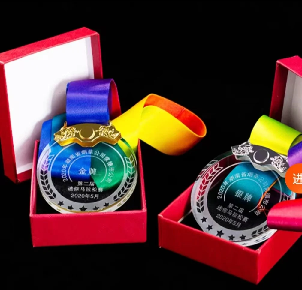 Wholesale award crystals medals with your logo on supplier