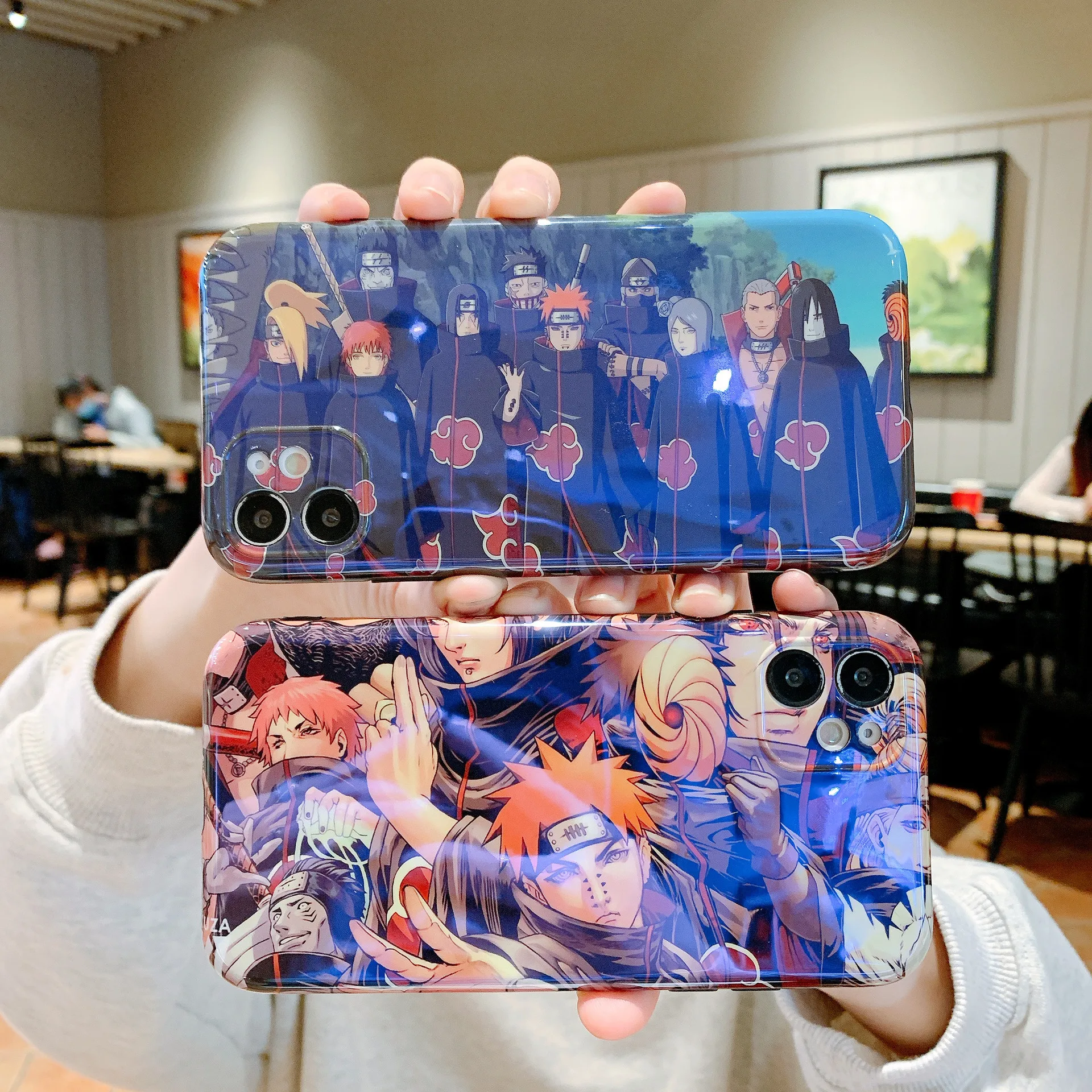 Luxury Glossy Imd Blue Ray Anime Itachi Pain Manga Kakashi Soft Tpu