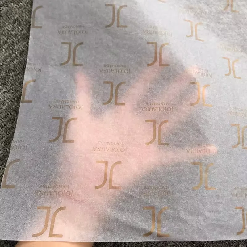 Custom Printed 17g Packaging White Tissue Paper Wrapping Paper for ...