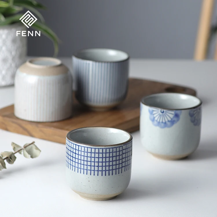 product fenn new fashion japanese style round shape 200ml handmade tea cups manufacturers vintage coffee cup ceramic wholesale for gift-58