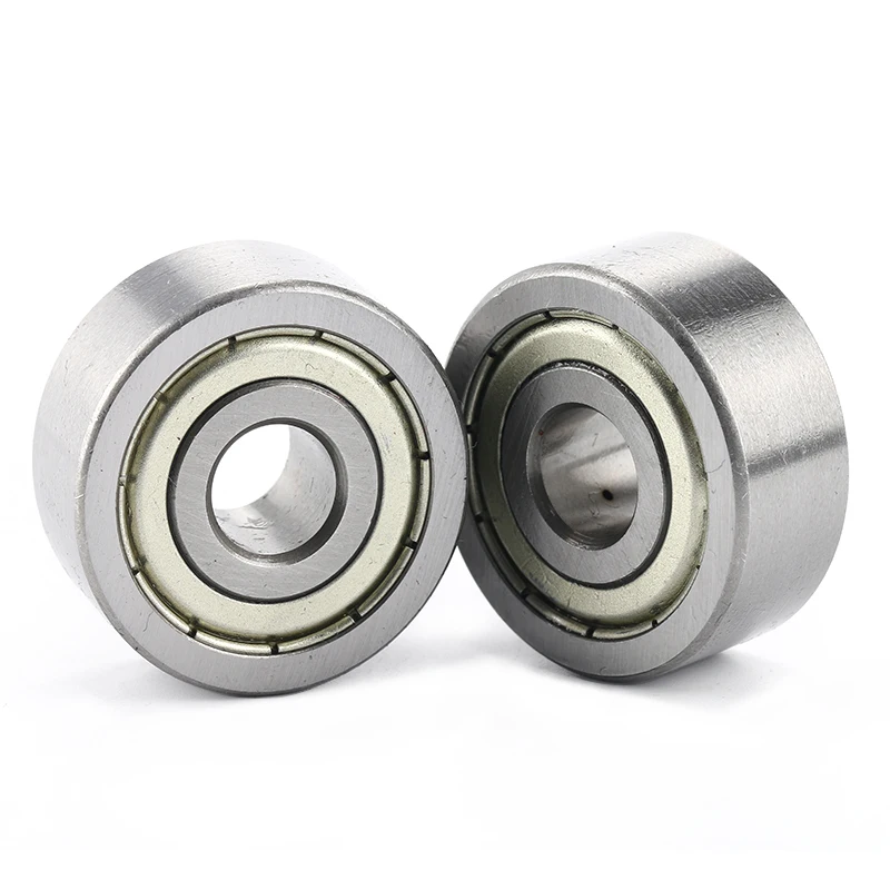 双排槽导轨滚子轴承 kdd npp u v槽 lr5202 15*40*15.