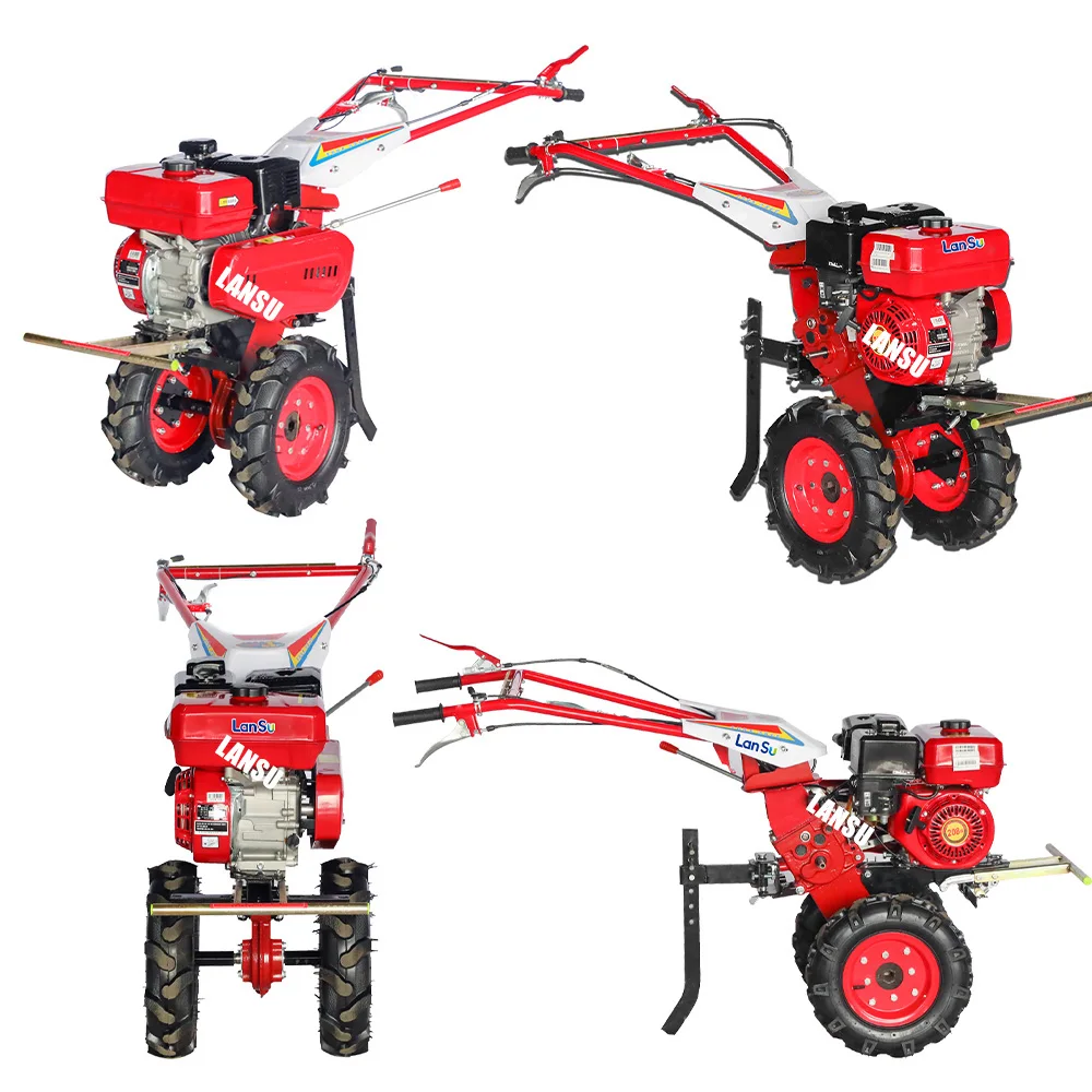 New Mini Diesel Farming 10hp Diesel Power Tiller Mini Power Tiller Tillers Cultivators China