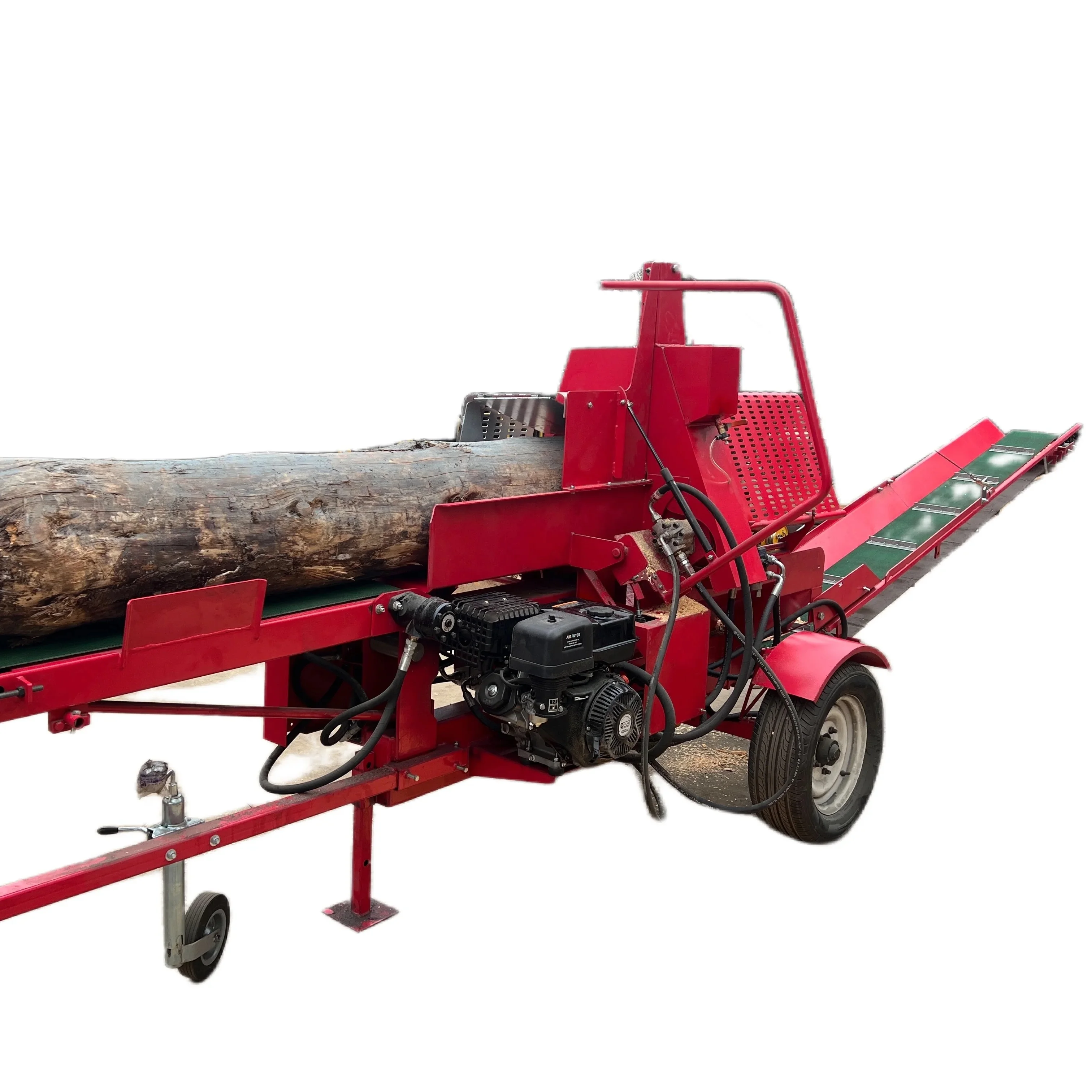 20ton Firewood Processor Mini Wood Cutting Machine Tree Cutting Machine