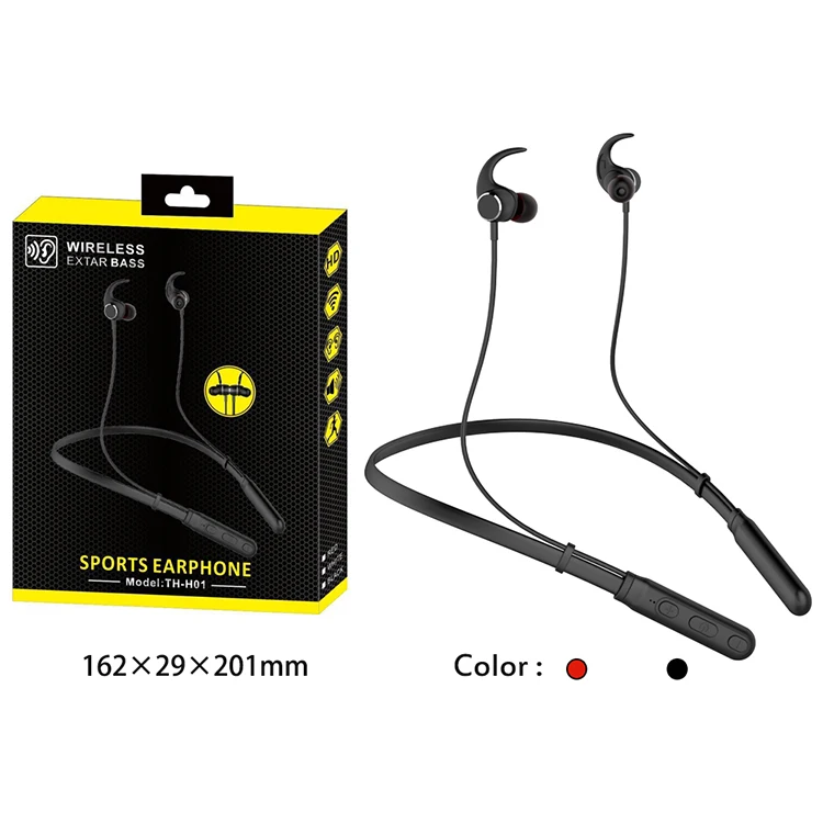 Portable Wireless Sport Earphone Stereo Neckband Bluetooth Headset With Mic - ANKUX.COM