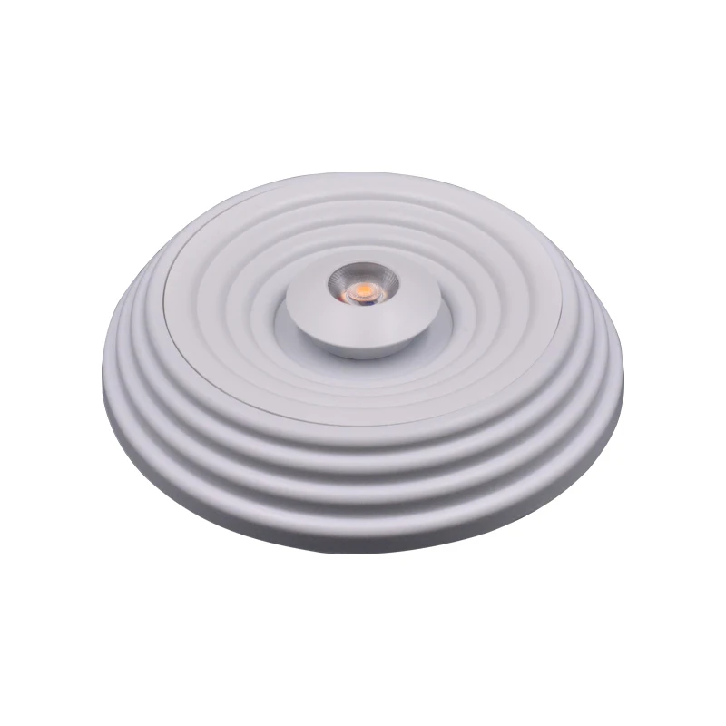 New easy installation round surface led panel light double color cob smd RGB 3 steps aluminium double color panel light