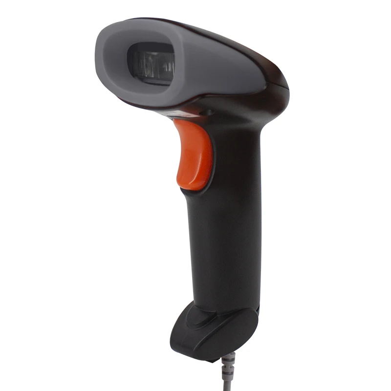 Portable Wired Qr Code Scanner Handheld 1d 2d Laser Barcode Scanner Gun