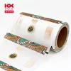 Customized Food Grade Lined Material Effect Plastic Auto Packaging Roll Film