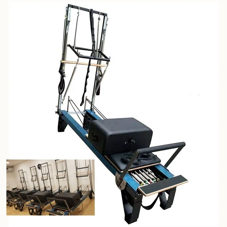 Hot Selling Pilates Reformer Machine In Aluminium With Tower Home Folding Reformer Pilates