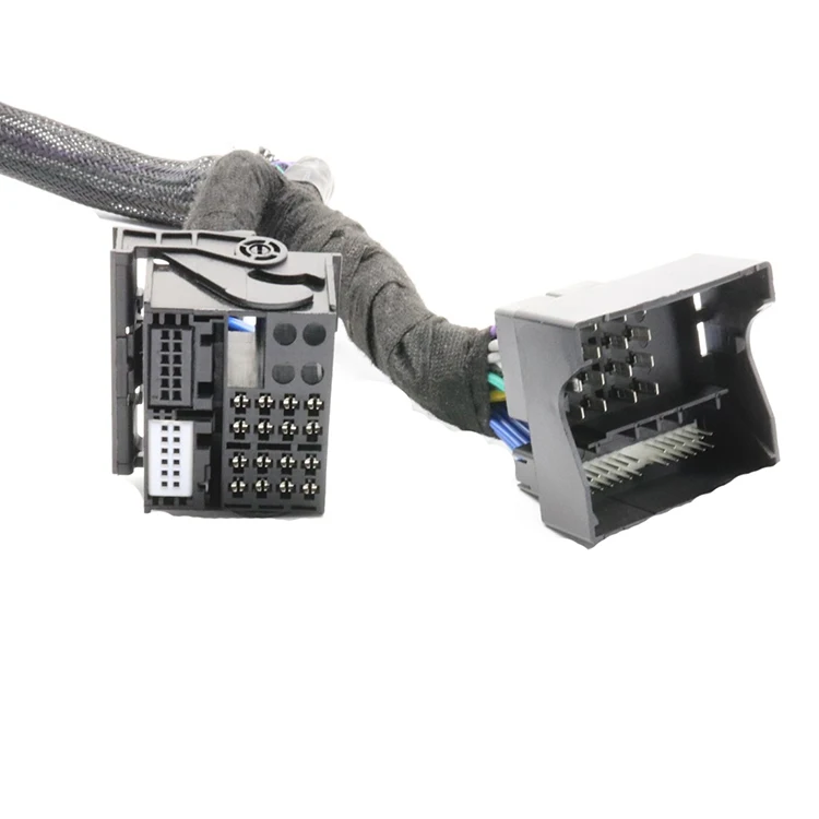 Automobile wire harness professional audio stereo dsp wiring harness for peugeot radio - ANKUX.COM