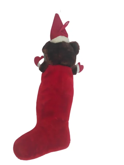 Wholesale Custom Red Christmas Ornaments Socks Stocking