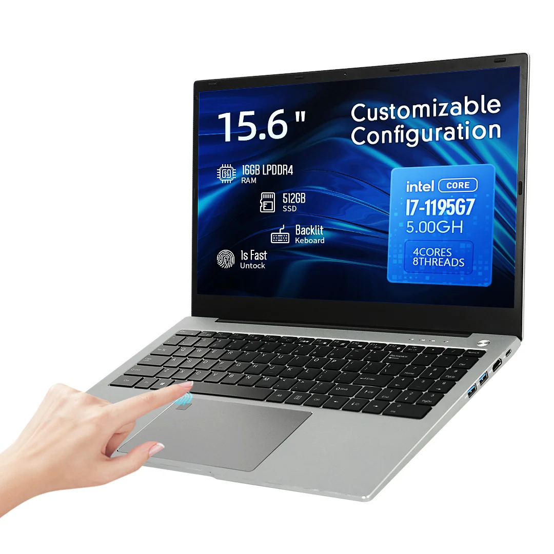 Close-up of a 15.6-inch laptop's internal layout showing dual-fan cooling system and accessible SSD slot