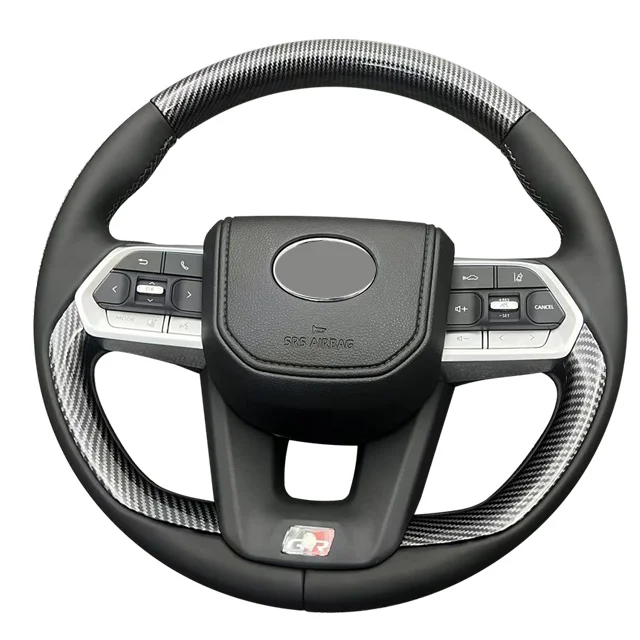 Steering Wheel Assembly Interior Modification Carbon Fiber Mahogany
