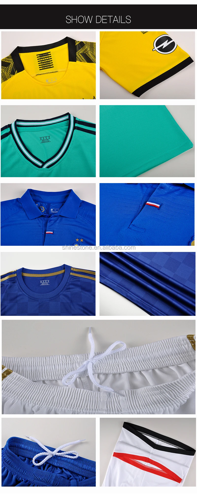 Thailand Quality Custom Soccer Set Jersey With Wholesale Price And Good