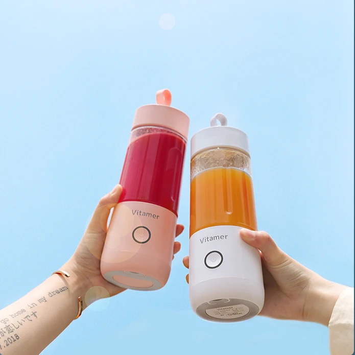 The Most Powerful Portable Blender 4 Blades 2x2000mah Rechargeable