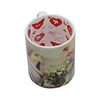 Custom Logo Theme Promotional Valentine's Day Gift Mug 11oz Sublimation Mugs Inside Painting Color White Coating Blank Printing