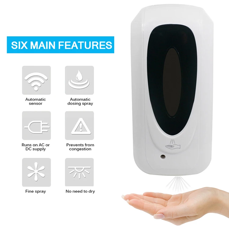 Public places auto sensor touchless hand sanitizer soap dispenser floor stand