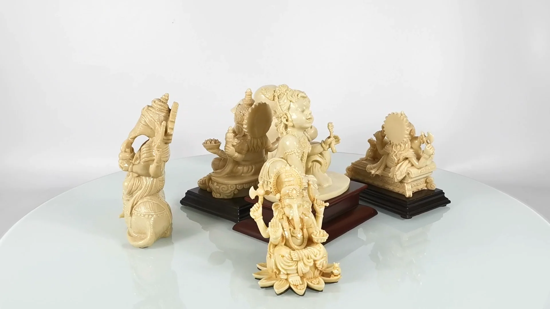 Religion Decoration Hot Sale Hindu Gods Small Resin India Ganesha Idol