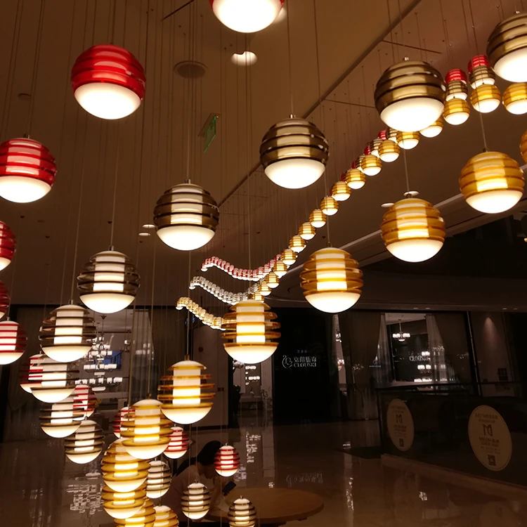 Big size customizable string light restaurant shopping modern design fancy chandelier