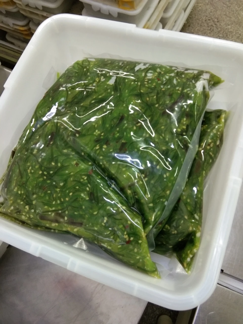 Wholesale Seaweed Salad Japan Frozen Seasoned Hiyashi Wakame Seaweed