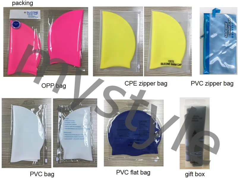 Popular Custom Printed Swimming Caps Seamless Swim Caps No Minimum