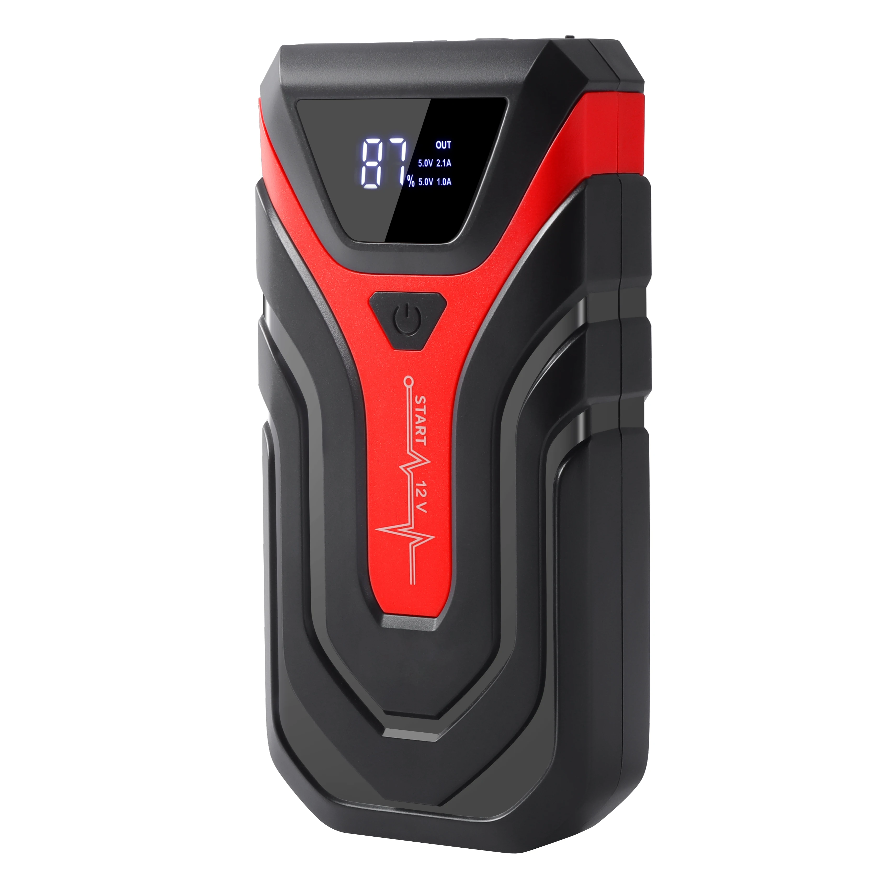 12V 8000mAh Jump Starter with Air Compressor PortableJump Starters Car Booster 800A for 4L Gasoline & 2L Diesel factory