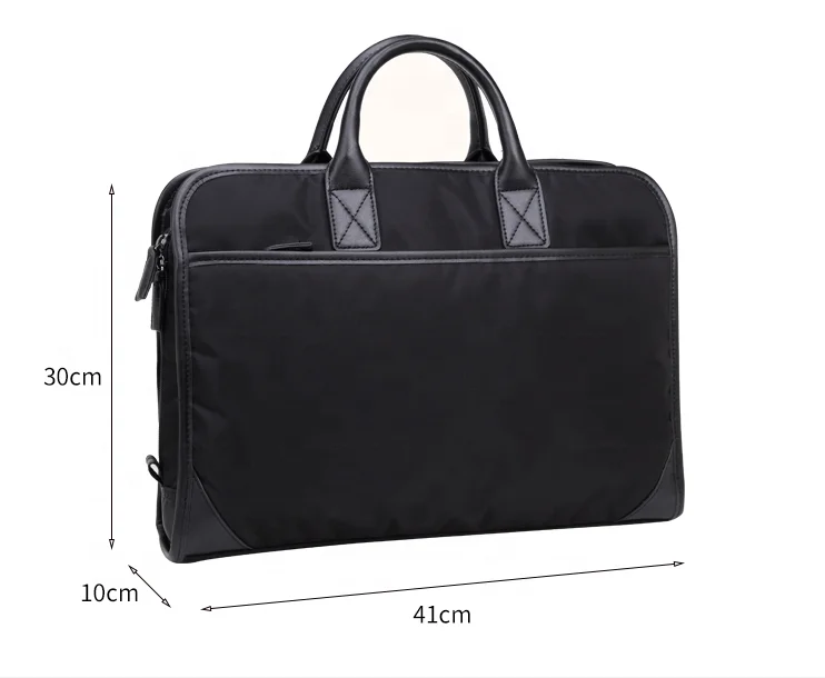 Top Quality Poly Waterproof men big Briefcases business laptop shoulder bag classic Satchel removable handbags for Men wholesale