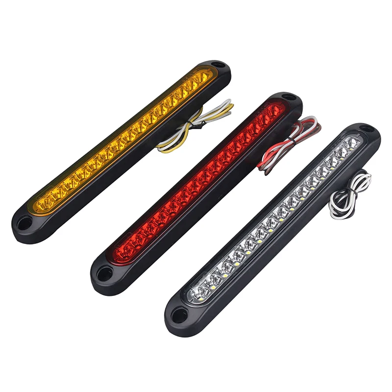 12v 24v Led Stop Light Traile Vehicle Side Lamp Clearance Light Red White Amber Truck Trailer