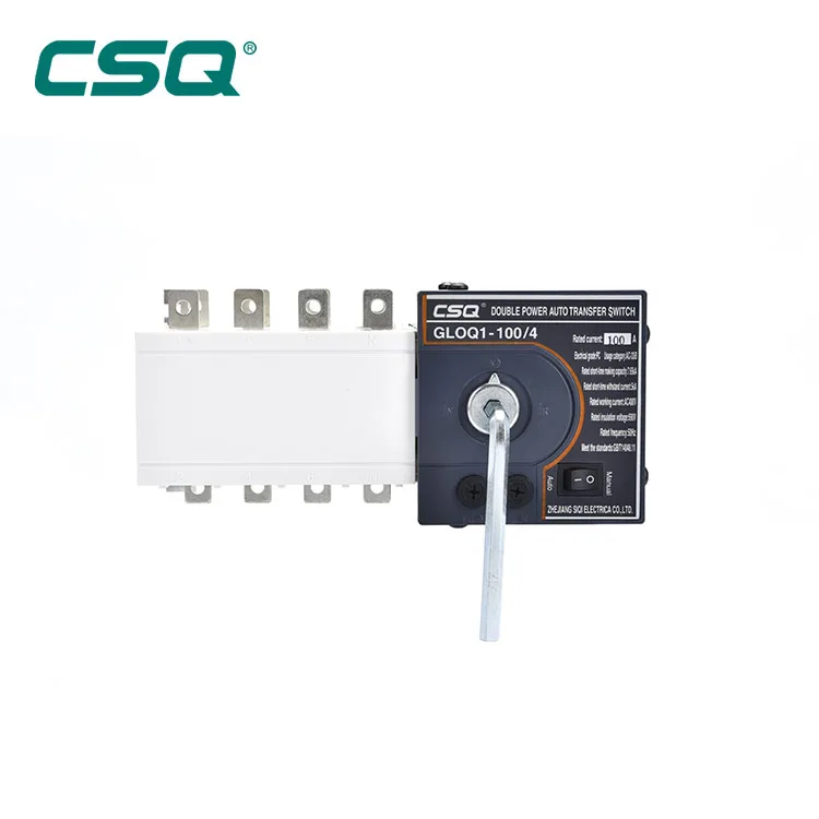 
Best AC PC Class 100A 125A ats switch automatic transfer switch for 220V 380V 4P Three phase power ATS auto transfer switch 