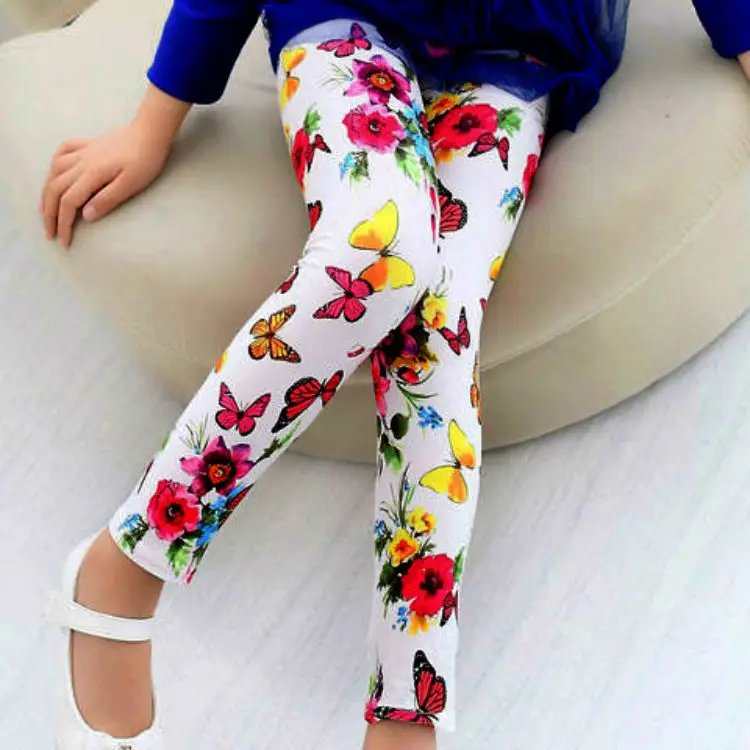 Girls Seamless Leggings Summer Baby Girls Scrunch Butt Leggings