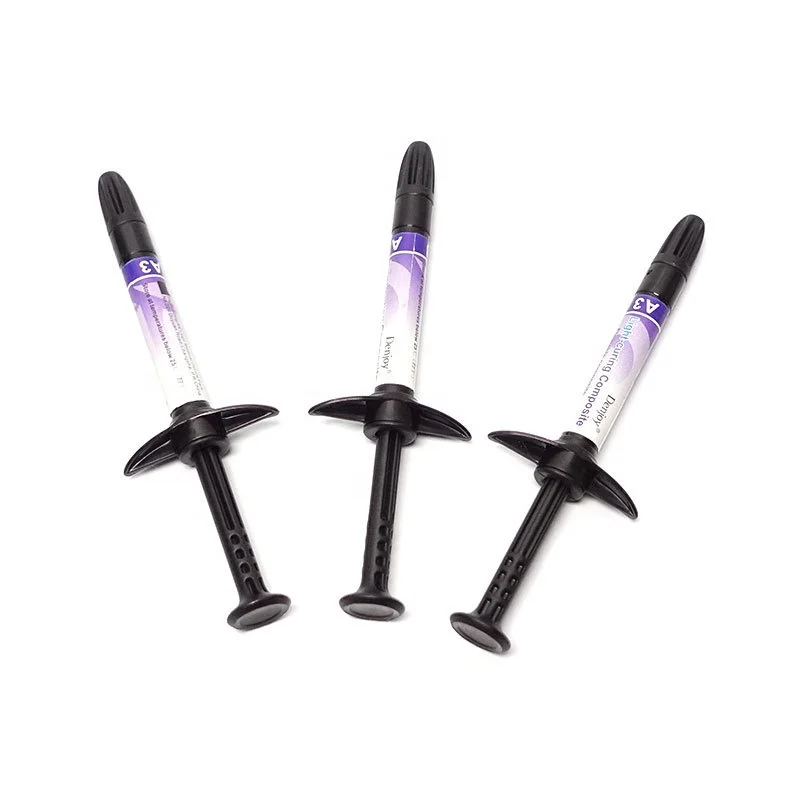 Dental Flowable Light Curing Composite Syringe Dental Filling Materials
