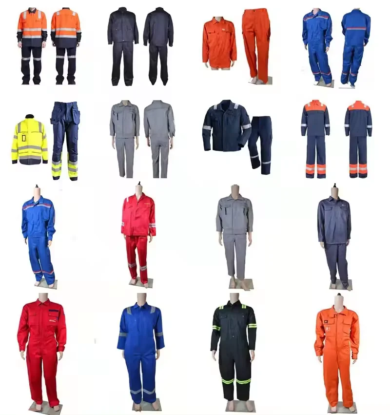 Custom anti-acid alkali anti-static work clothes set chemical factory gas station special engineerin