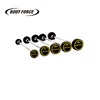 Straight Fixed Rubber Barbell BODY FORCE