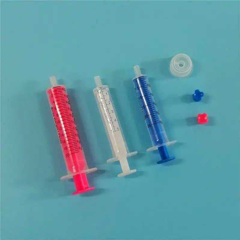 Disposable Oral 1ml 5ml 6ml 8 Ml 10ml 20ml Baby Food Syringe Feed Cap