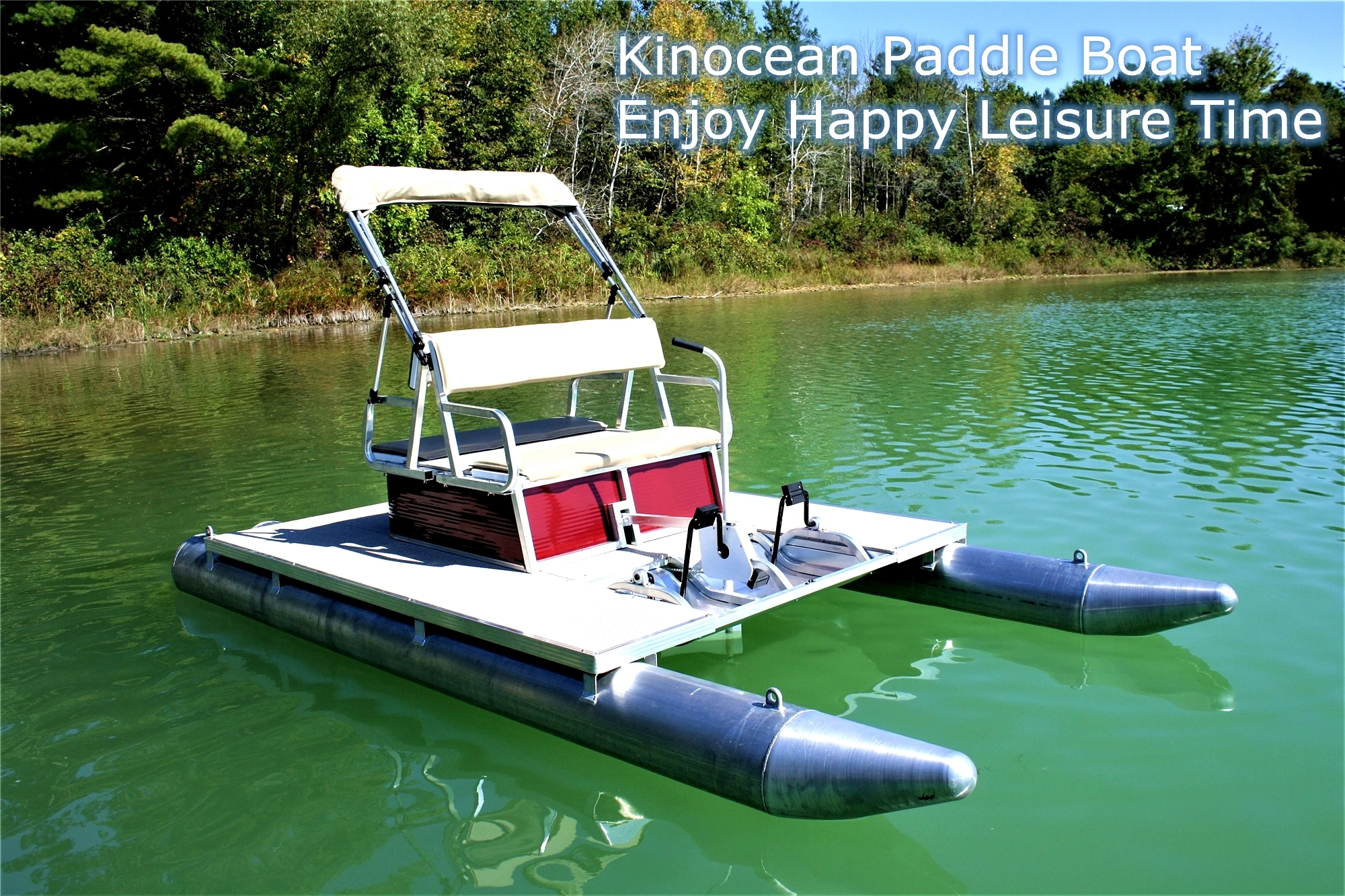 2/4 Person Small Water Fishing Pontoon