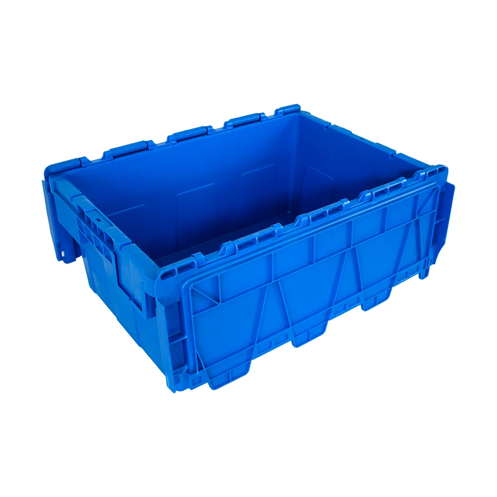 Heavy Plastic Stackable Turnover Crate Plastic Moving Crate Straight