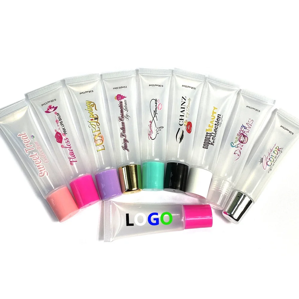 

8ml lipgloss queeze tube,100 Pieces, Clear tube