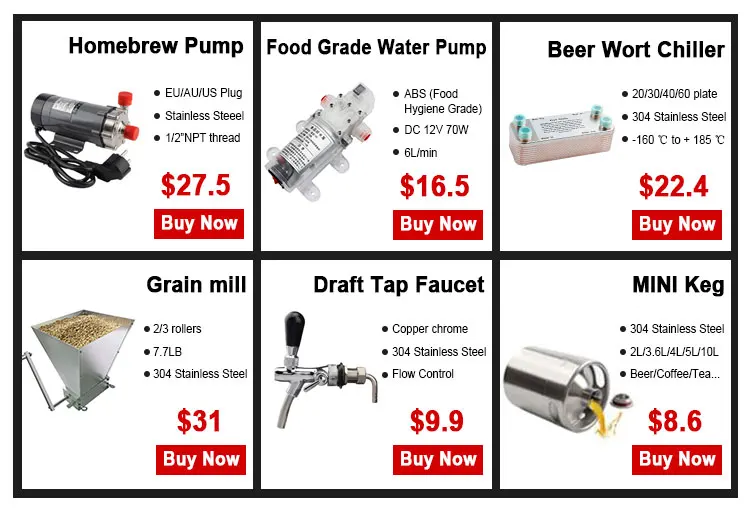 Food Grade Homebrew Pump Brewery Beer Wort Pump Mp 15r Drive