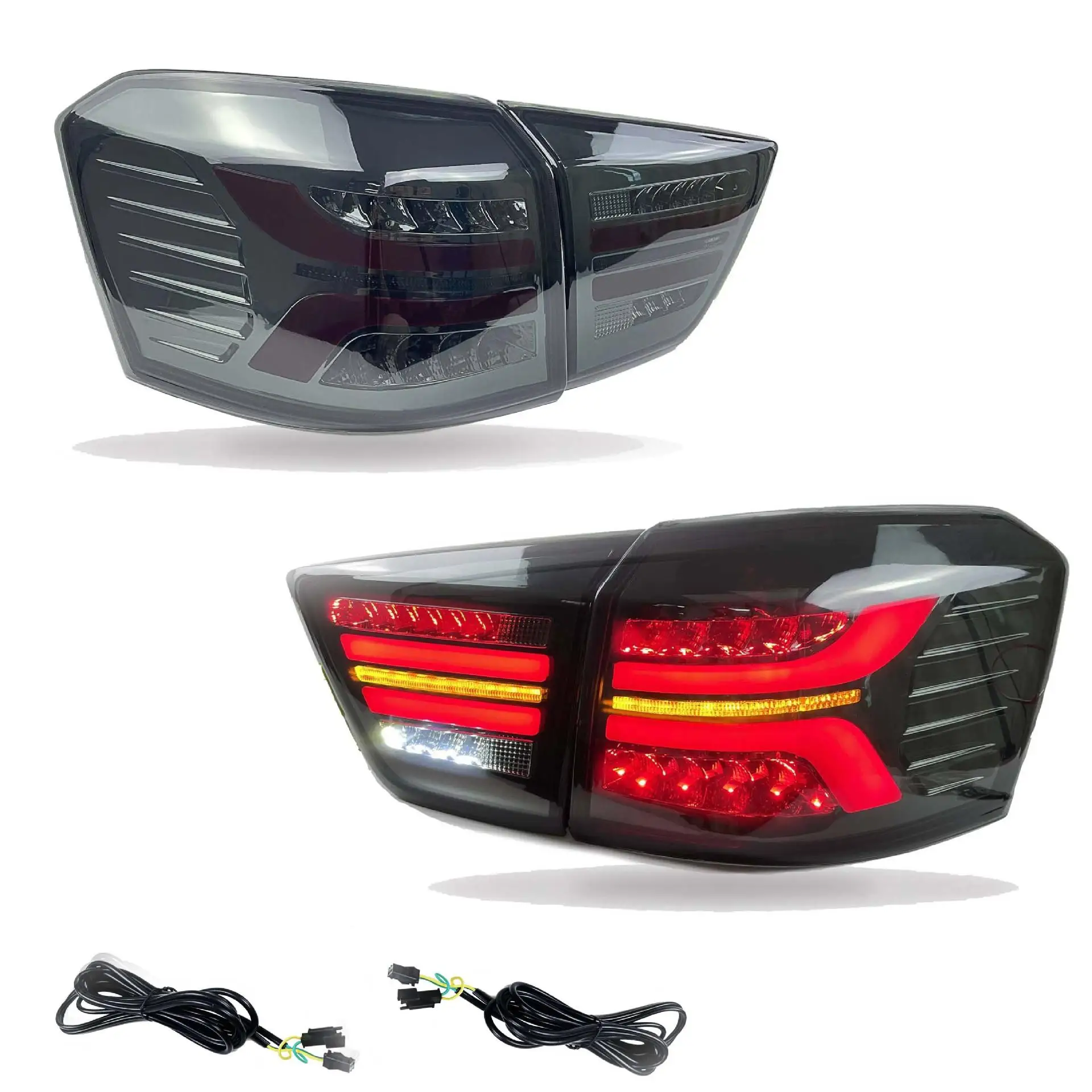 FACAILAHA Smoked LED Tail Lights Assembly Motorcycle Brake