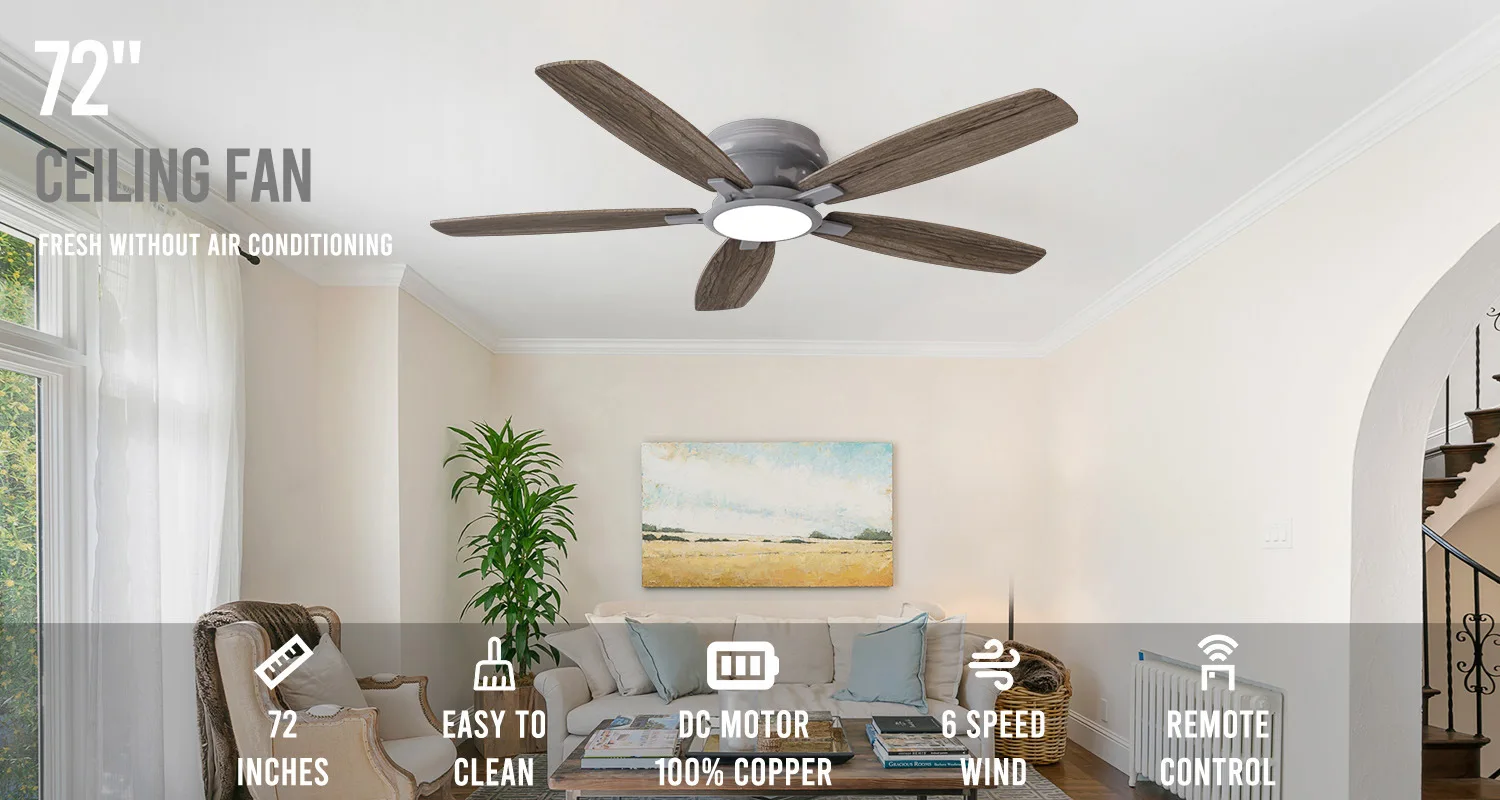 Ceiling Fan, 52-Inch, 10, Metal - detail 6