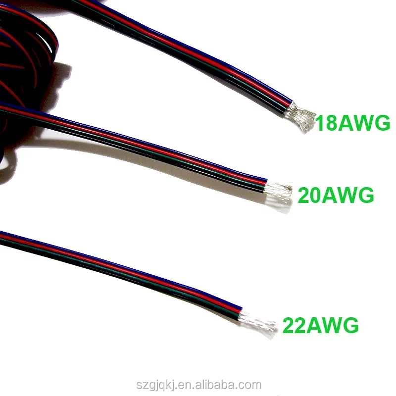 Electric Wire Cable 24awg 22awg 20awg 18awg 16awg Flat 2pin 3pin 4pin ...