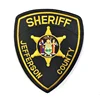 Sheriff Jefferson county police shoulder embroidered patches for uniform