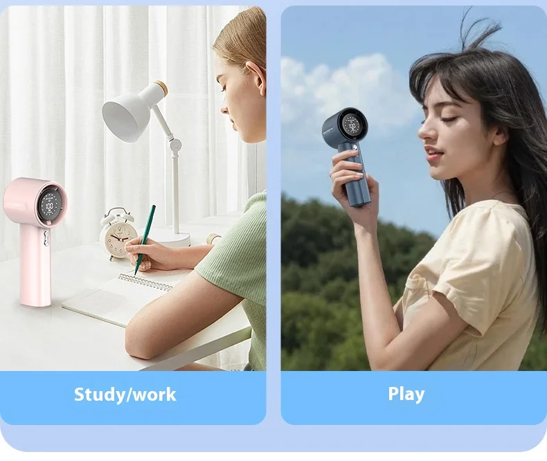 Handheld Foldable Portable Fan, USB, 4000mAh - detail 18