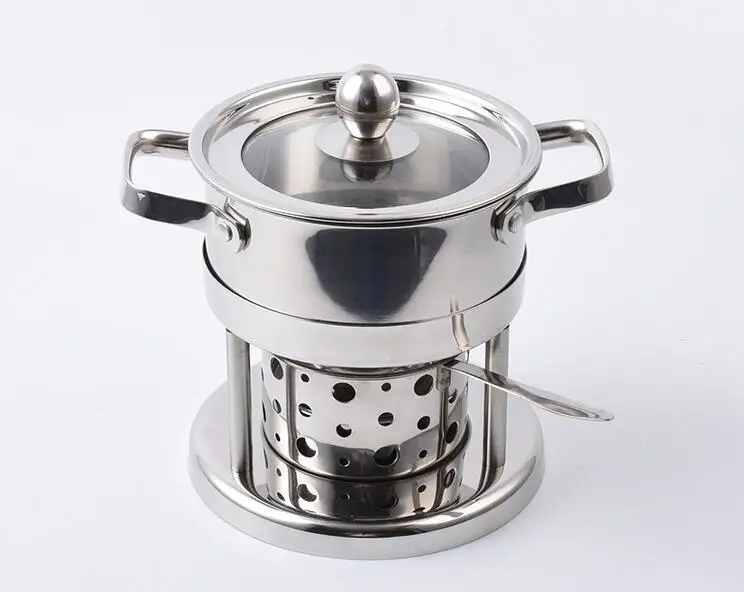 Stainless Steel Mini Pot Shabu / Hot Pot Food Warmer Buy Mini Pot