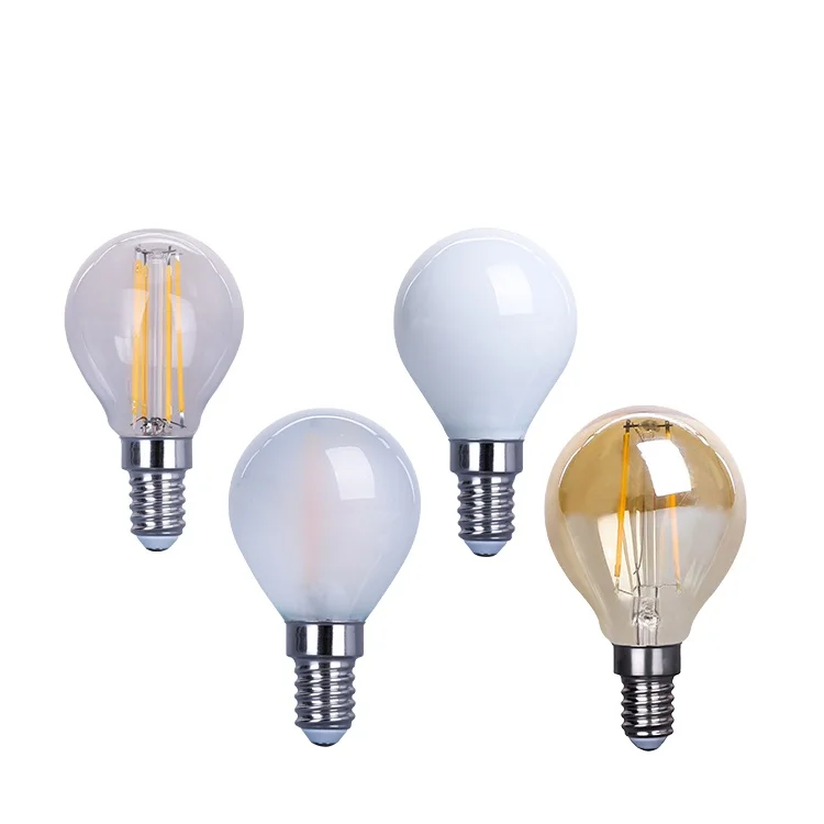 Best selling e12 e14 12v 24v 2W g45 led filament bulb light